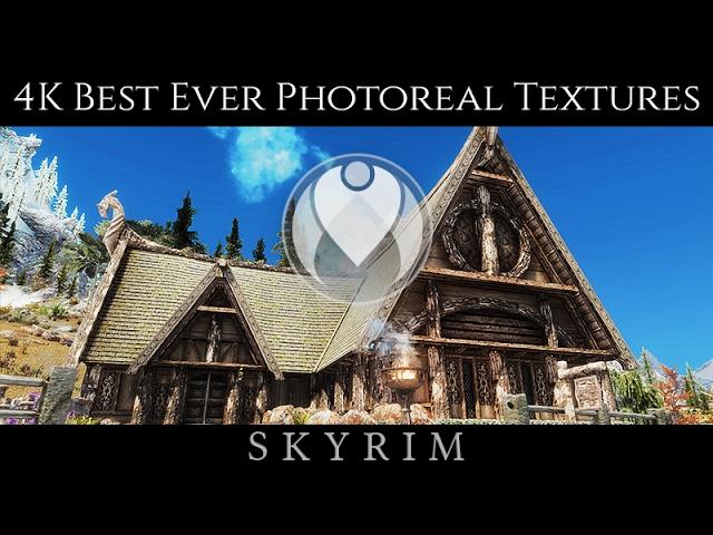 INSANE 4K TEXTURE MOD - TAMRIEL RELOADED HD | Skyrim Ultra ENB Photoreal Graphics | Nvidia GTX 1080