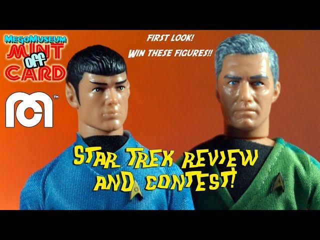 Mego Star Trek Pike and Spock: Strange New Worlds Figure Review plus a contest!