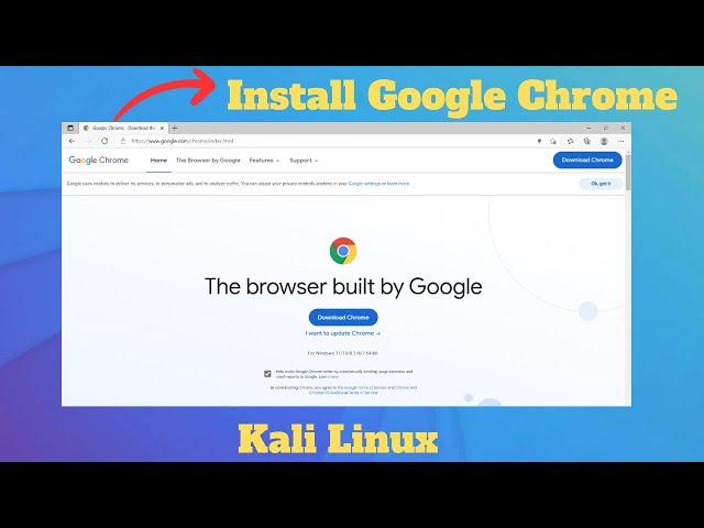 How to Install GOOGLE CHROME on Kali Linux