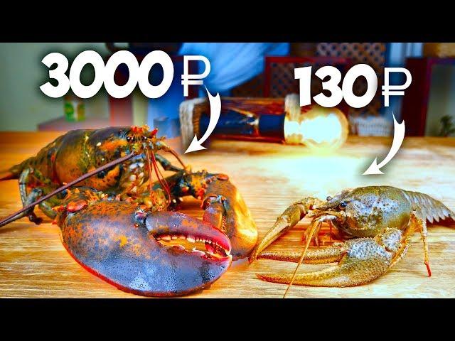 LOBSTER vs CRAYFISH! WHAT TASTES BETTER?