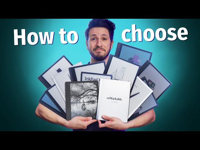 How To Choose An E-Ink Tablet?