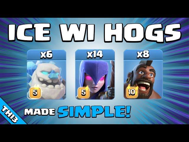 THIS MAKES THINGS SO MUCH EASIER!!! TH13 Attack Strategy (Witch Spam) | Clash of Clans