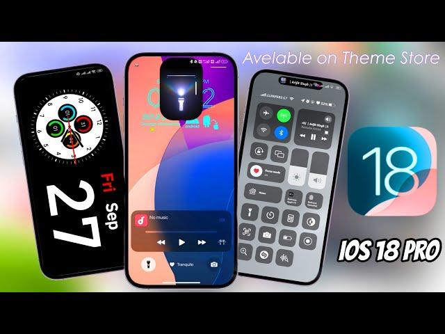 OG-Awaited HyperOS Theme With iOS 18 30+Features  Install On Any Xiaomi, Redmi, & POCO Device 