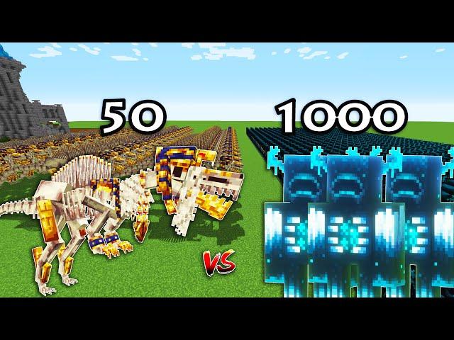 50 Ancient Remnant Vs 1000 Wardens | Minecraft