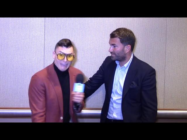 Eddie Hearn Offers The Schmo a Job On The Spot