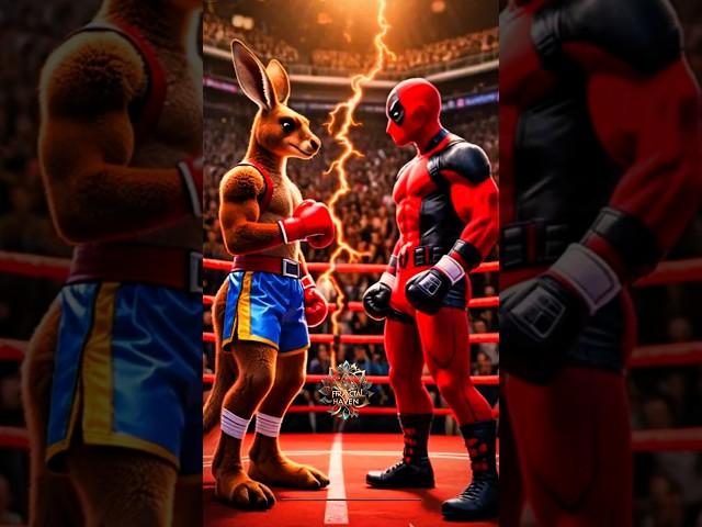 Evolution of Super Heroes ~ kangoroo vs spiderman and deadpool (boxing) | Hero to Hero |⭐ #mcu