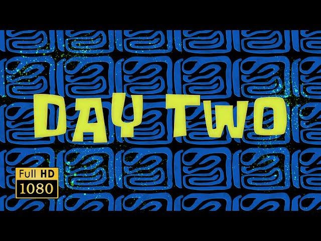 Day Two | SpongeBob Animated Time Cards #16