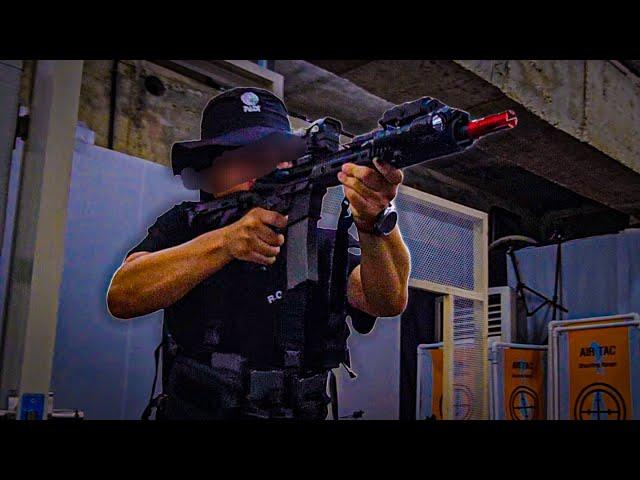 Airtac CQB training with Airsoft toy