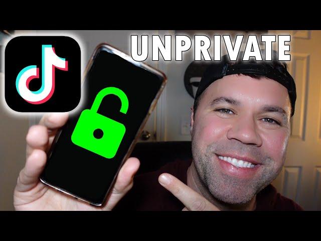 How To Un Private Tik Tok Account | Make TikTok Account Private to Public