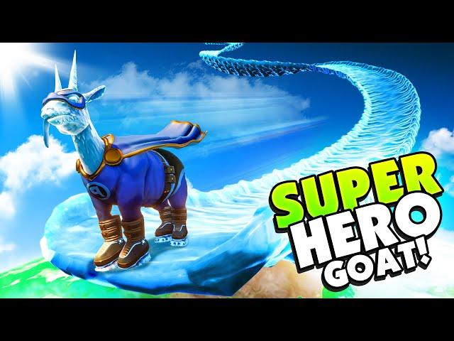 SUPER HERO Goat Can Summon ICE! In Goat Simulator 3