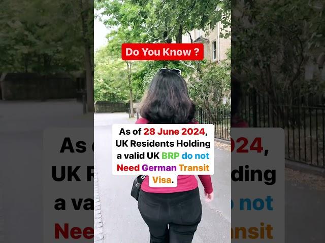 Germany Transit Visa For UK BRP holder| Transit Visa Requirements | Germany Visa Requirements