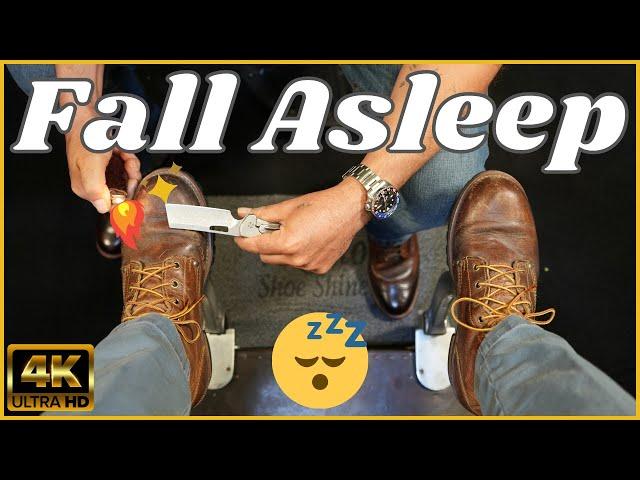 You Will SLEEP INSTANTLY! | Angelo Shoe Shine ASMR