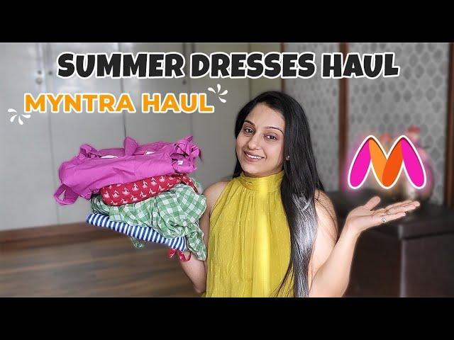 Summer Dresses | Myntra haul | MYNTRA MAXI DRESSES HAUL #myntrabesthaul  #dresseshaul  #meeshofinds