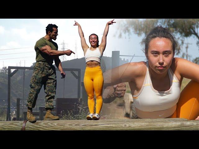 Gymnast Katelyn Ohashi Takes on the US Marine Obstacle Course