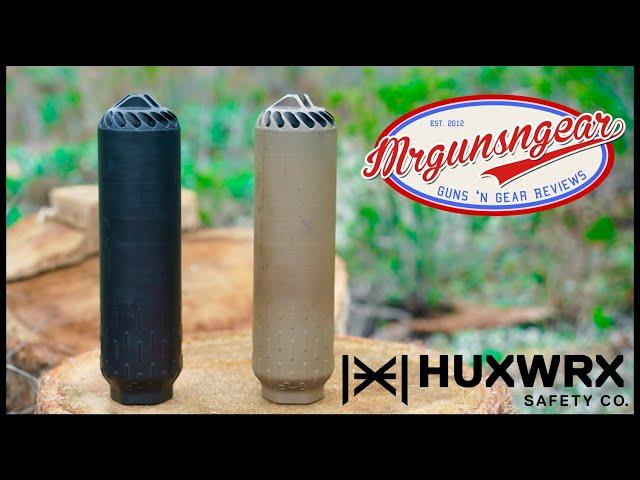 HUXWRX Flow Through 7.62 Ti Lightweight 3D Printed Silencer Test & Review