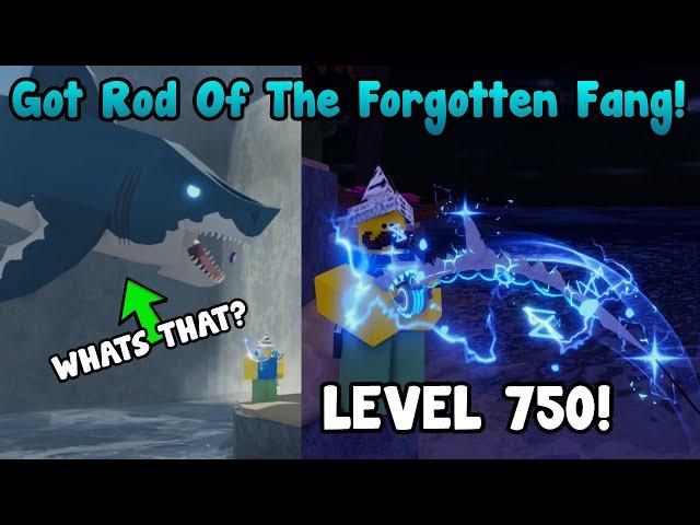 I Reached Level 750 And Crafted Rod Of The Forgotten Fang In Fisch!