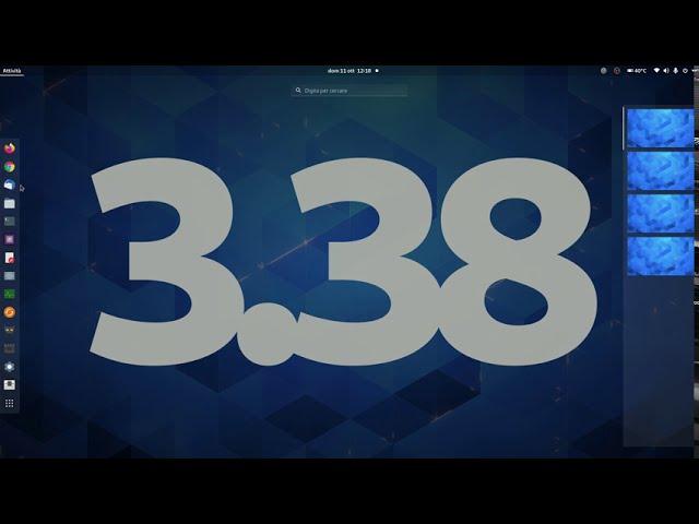 GNOME 3.38 on Arch Linux on a 4K Display