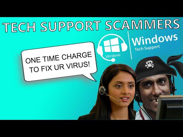 Tech Support Scams #1 - Scammer reacts to virus (MEMZ)