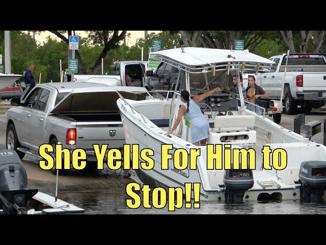 You Are Going to Hit The Dock!! | Miami Boat Ramps | Black Point Marina