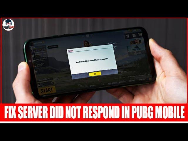 How To Fix Server Did Not Respond in PUBG Mobile | Global | BGMI