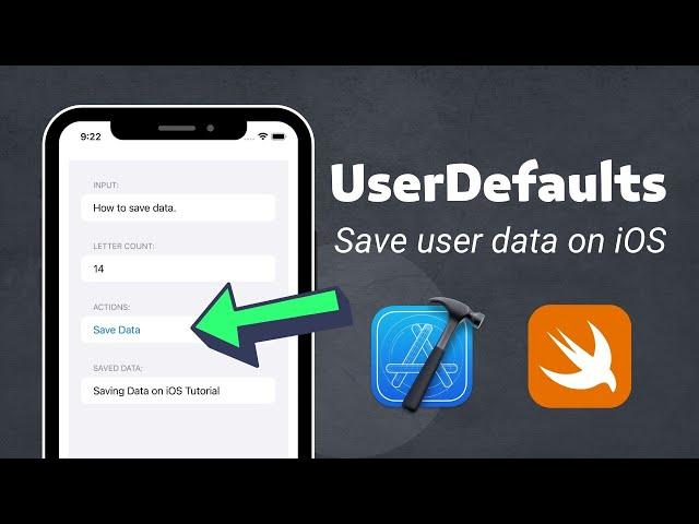 How to Save App Data with UserDefaults in Xcode (SwiftUI / iOS)