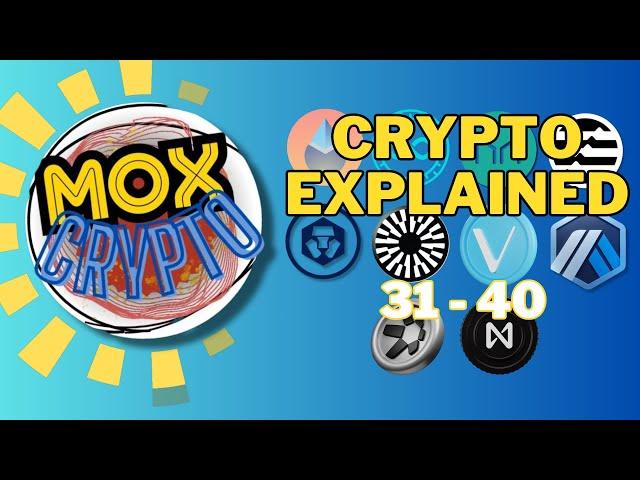 Understand CRYPTOCURRENCY  - in a nutshell | MoxCrypto | 10 Coins Part 4