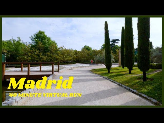 Virtual Run | Madrid Spain | El Retiro Park | 4k Virtual Running Videos for Treadmill