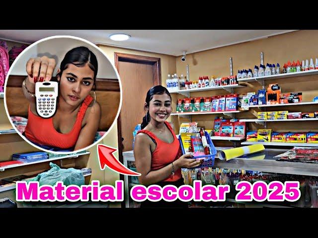 COMPRANDO E MOSTRANDO MEU MATERIAL ESCOLAR 2025 COMPLETÃO! #MATERIALESCOLAR #MATERIALESCOLAR2025