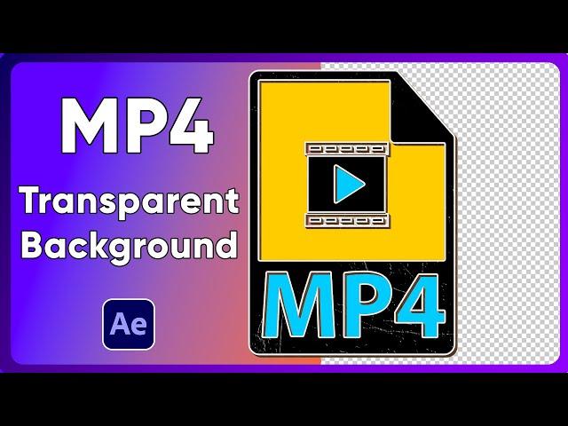 How to Export Video in After Effects  Ep16 (MP4 & Transparent Background)