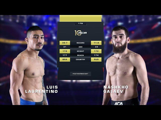 Луис Рафаэль Лаурентино vs. Нашхо Галаев | Luis Rafael Laurentino vs. Nashkho Galaev | ACA 179