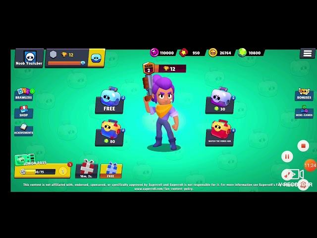 παίζω lemon box καί βαζω codes και  περνω gems,star points,coins,tickets /brawl stars greek