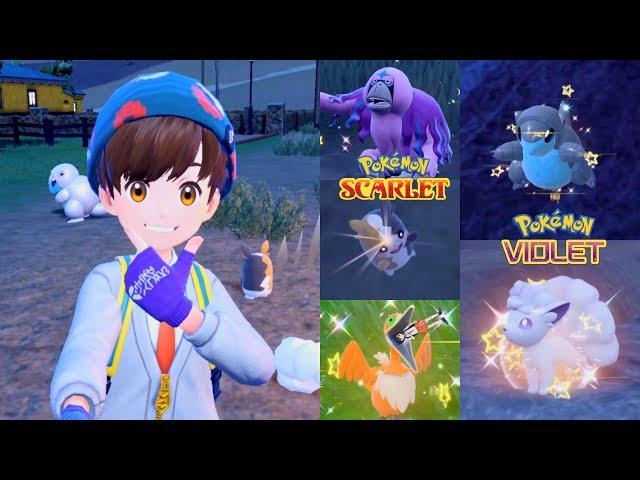 Pokémon Scarlet & Violet: Hard-to-Find Outbreak 6 Shiny Hunt! Oranguru, Morpeko & More