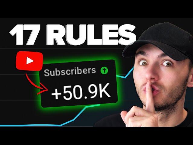 Use These 17 RULES to Grow on YouTube in 2023