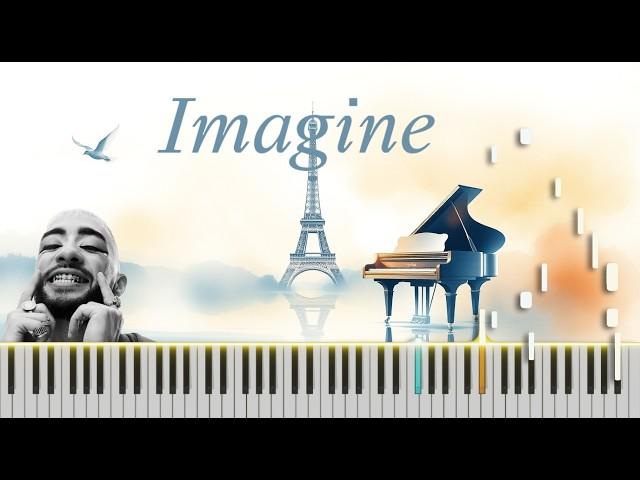 Sofiane Pamart - Imagine [Paris 2024 Piano tutorial]