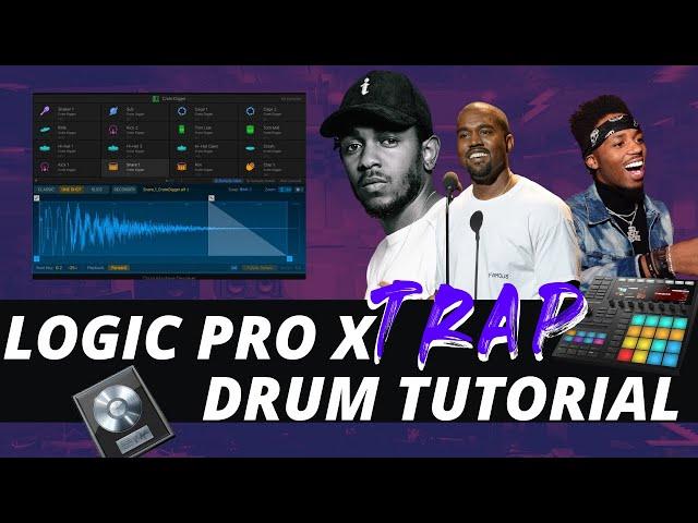 PERFECT way to make HipHop/TRAP drums in Logic Pro X (10.5 UPDATE) | Drum Machine Designer Tutorial