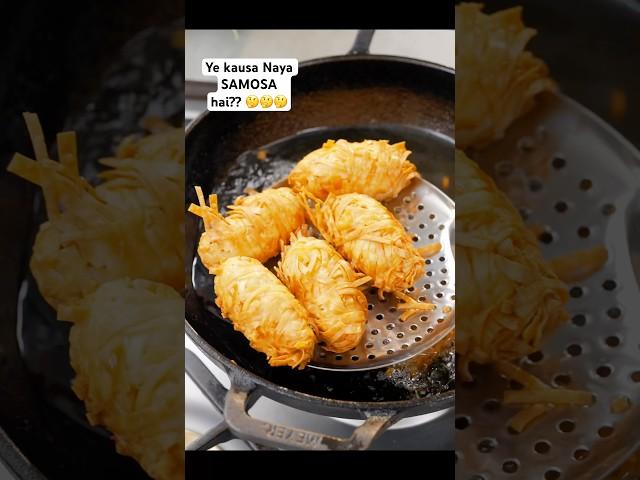 What name would you give to this samose?? #bharatzkitchen #food #recipe