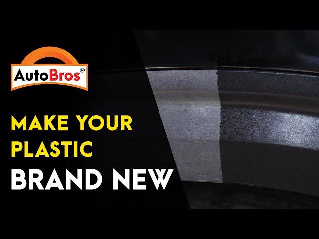 Learn how to make the trim look like Brand new with Auto Bros Plastic Restoring Serum