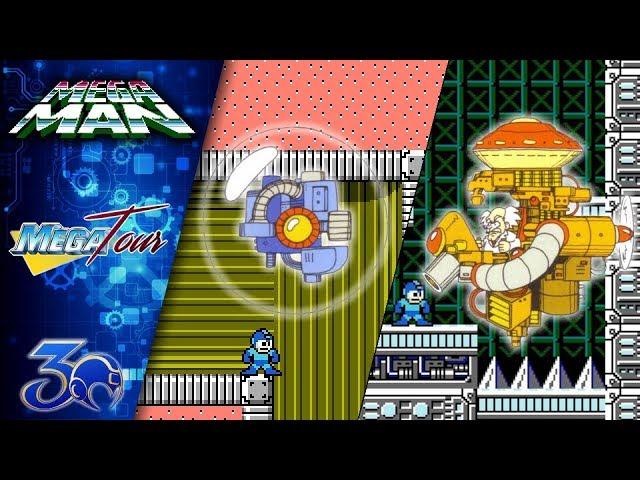 Megaman 1 NES: Final Stage. Boss Rush P2, CWU-01P & Wily Machine 1 | MegaTour P1 - HD [60FPS]