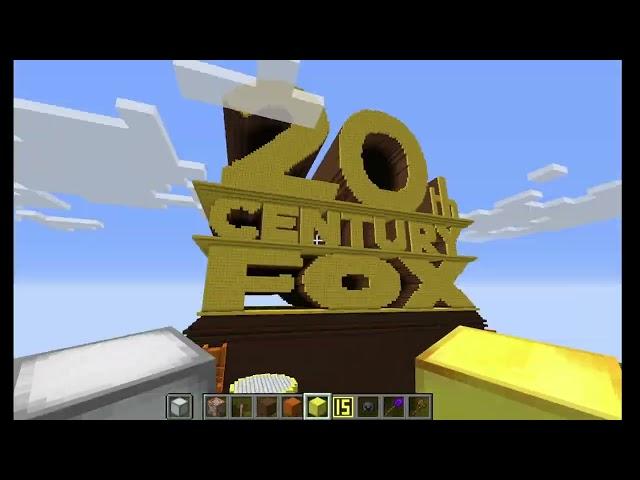 how to build 20th century fox by using World edit, Construction Wands and Additional Colors part 2