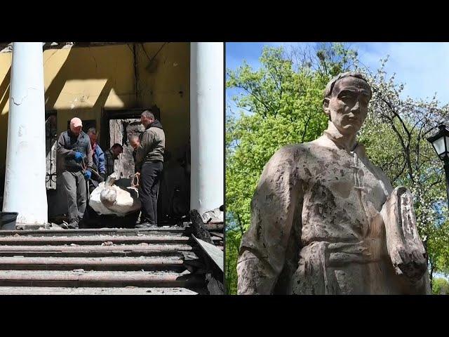 Museum to Ukrainian philosopher Grigory Skovoroda in ruins after Russian strike | AFP