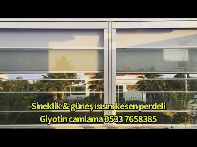 Sineklik ve yalıtımlı giyotin camlama