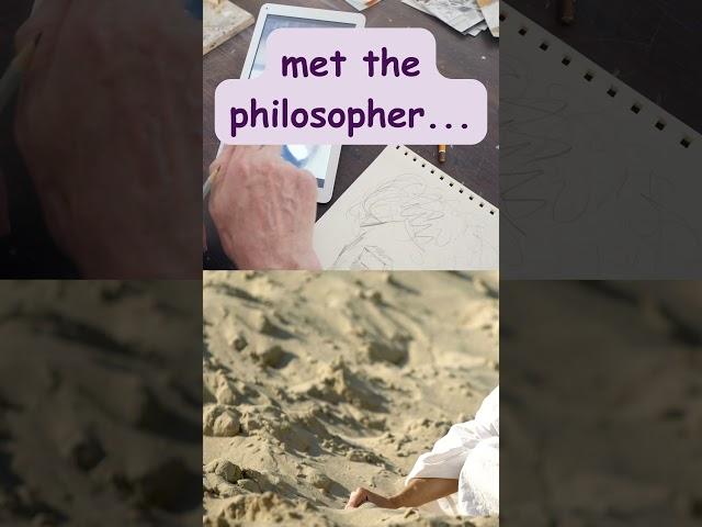 When the digital artist met the philosopher...