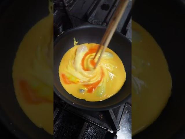 tornado omelette　#omelette #food #egg #asmr