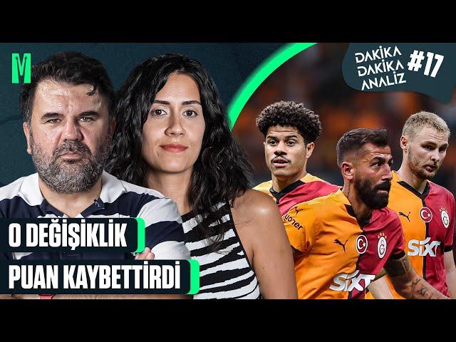 O DEĞİŞİKLİK PUAN KAYBETTİRDİ I GALATASARAY 3-3 KASIMPAŞA I DAKİKA DAKİKA ANALİZ #17