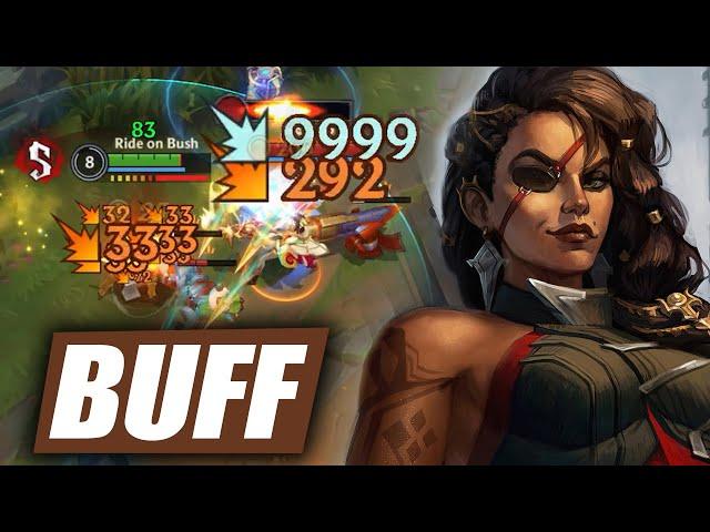 BUFF SAMIRA IS NOW OP IN DRAGON LANE | SEASON 14