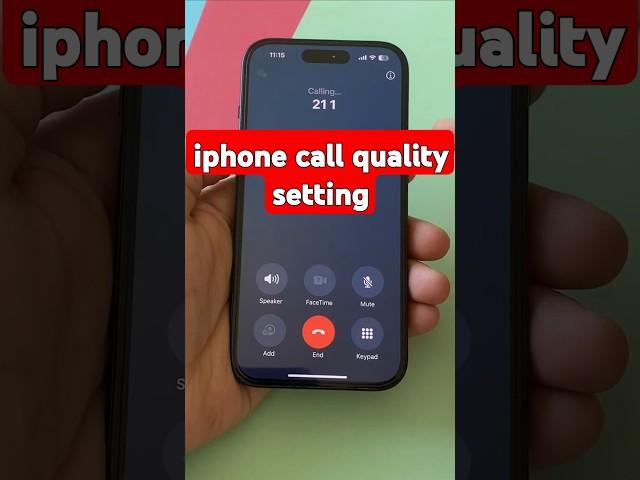iPhone Call Quality Trick You Need to Try #trending #tips #tricks #tech howto smart phone #phono