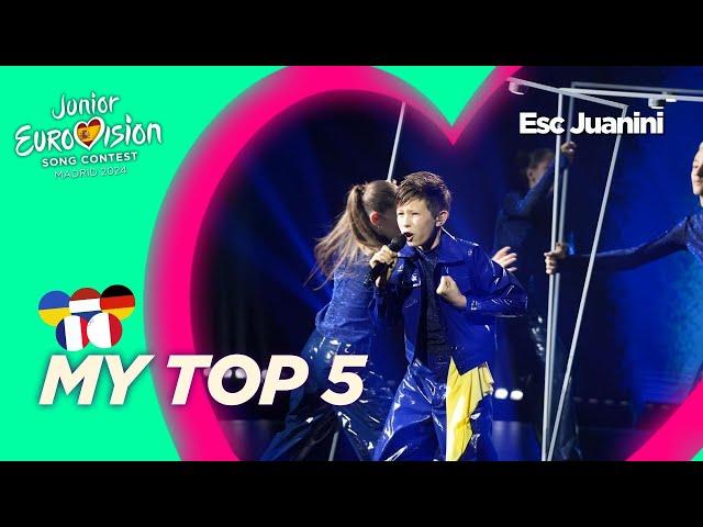 Junior Eurovision 2024 | My Top 5 - NEW: 