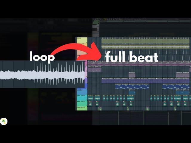 How to make a beat with melody loops from scratch