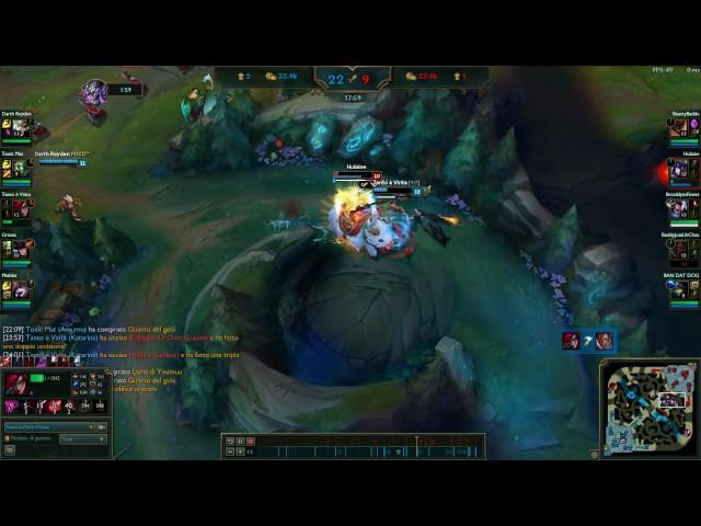 Sick play as Katarina