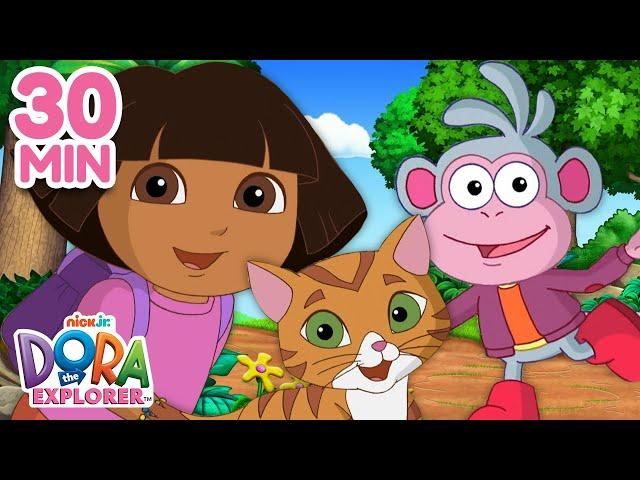 Dora & Boots Rescue Animals!  30 Minutes | Dora the Explorer